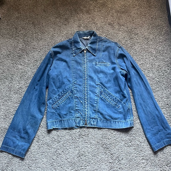 Other - Denim Zip Up Jacket